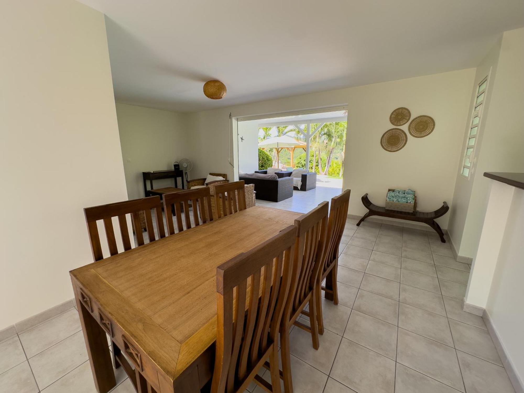 Villa Les 4 Colibris, 3 Chambres, Piscine, Jardin Et Vue Imprenable ! Le Vauclin Luaran gambar