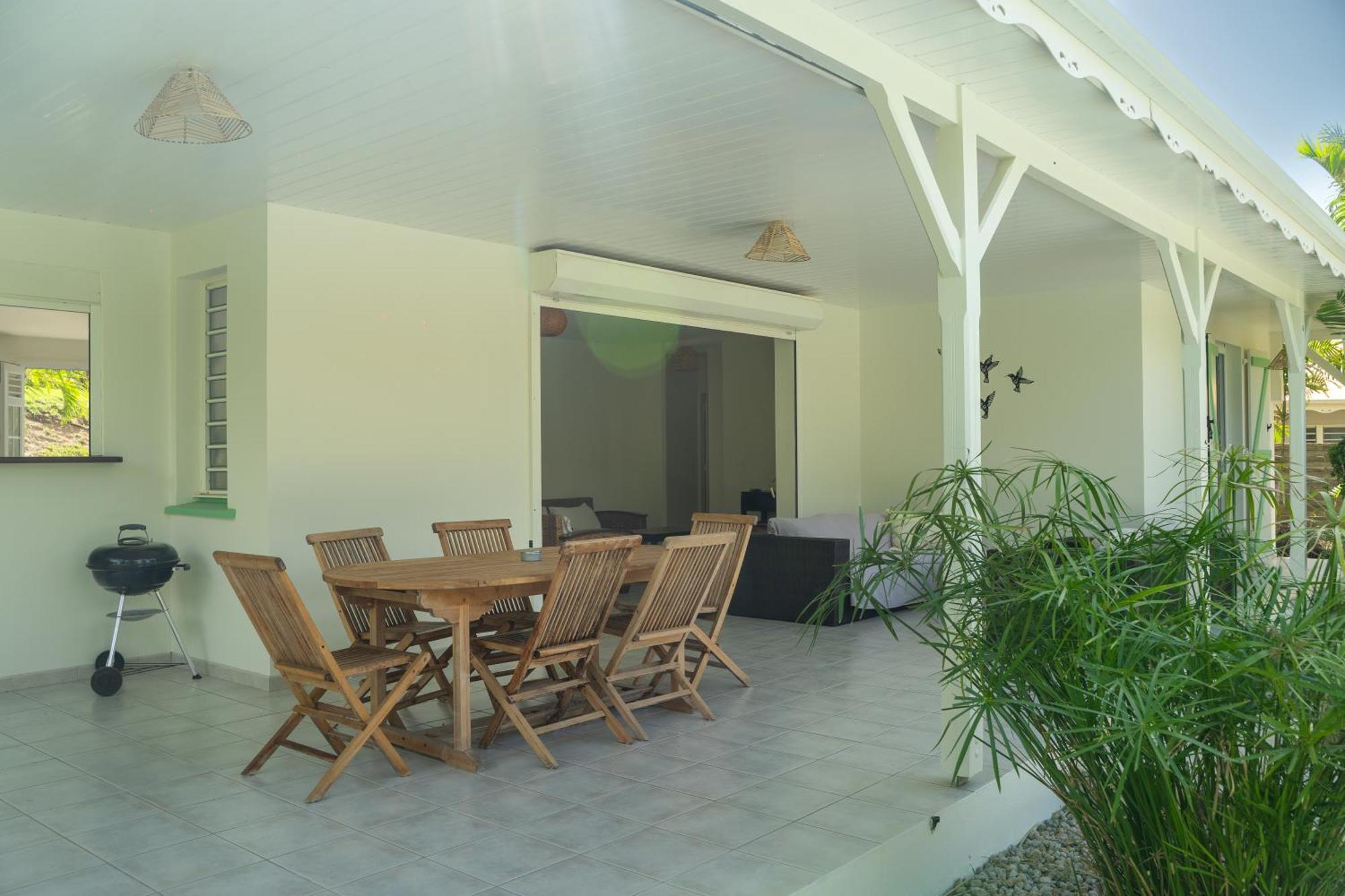 Villa Les 4 Colibris, 3 Chambres, Piscine, Jardin Et Vue Imprenable ! Le Vauclin Luaran gambar